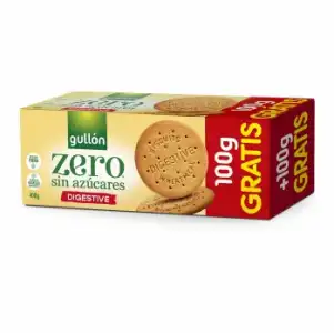 Galletas Digestive Zero Gullón sin azúcar 300 g.