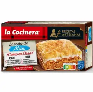 Lasaña de Atún La Cocinera 500 g.