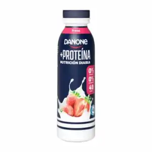 Leche fermentada desnatada con fresa +Proteína Danone 265 ml.