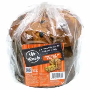 Panettone de frutas clásico Carrefour El Mercado 900 g