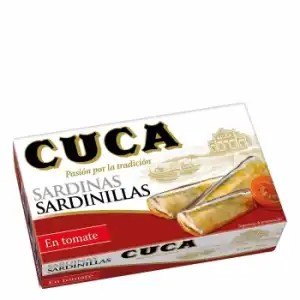 Sardinillas en salsa de tomate Cuca 90 g.