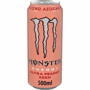 Monster Energy Ultra Peachy Keen Bebida Energética sin azúcar lata 500 ml.