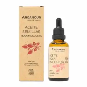 Aceite rosa mosqueta 100% puro ecológico Arganour 50 ml.