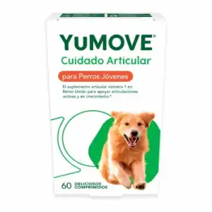 Suplemento articular para perro joven Yumove 60 ud