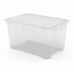 Caja de Ordenación con Tapa Plástico CARREFOUR 45 l