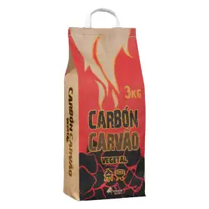 Carbón vegetal Bosque Verde Paquete 3 kg