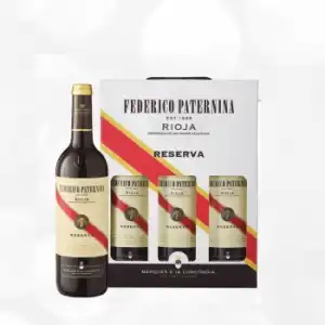 Estuche 3 Bot. Paternina Tinto Reserva 2016