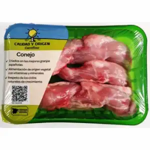 Paletilla de conejo en bandeja Carrefour 550 g