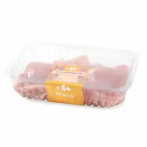 Contramuslo de pollo fileteado Carrefour 550 g aprox