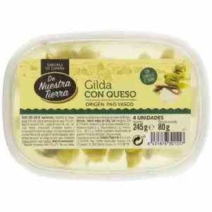 Gilda con queso De Nuestra Tierra 80 g.