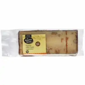 Turrón de nata y nuez De Nuestra Tierra sin gluten 250 g.