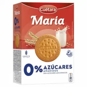 Galleta maría Cuetara sin azúcar añadido 400 g.