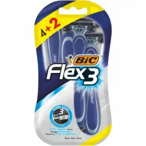 Maquinillas desechables Flex 3 Bic 4 ud.