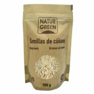 Semillas de cáñamo ecológicas Naturgreen 200 g.